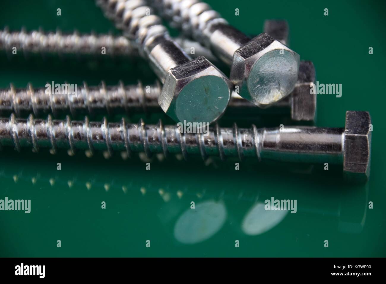 great hexagon head screws Stock Photo Alamy