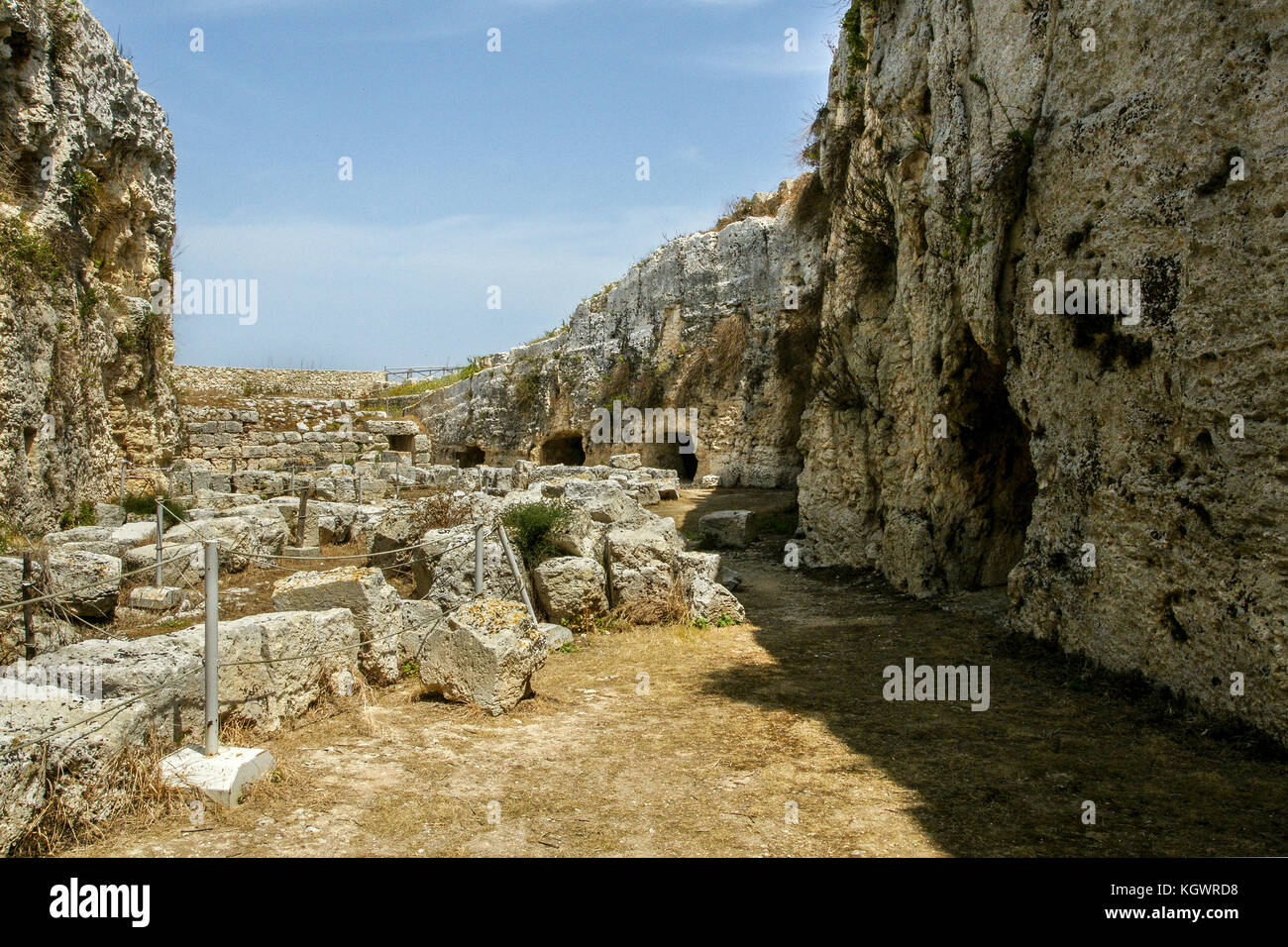 Euryalus Fortress Ruins (Castello Eurialo Stock Photo Alamy