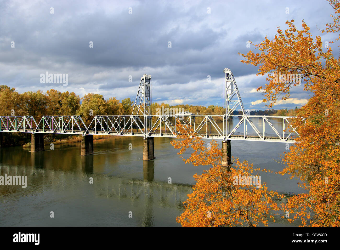 Union Street Railroad Bridge Stock Photo Alamy