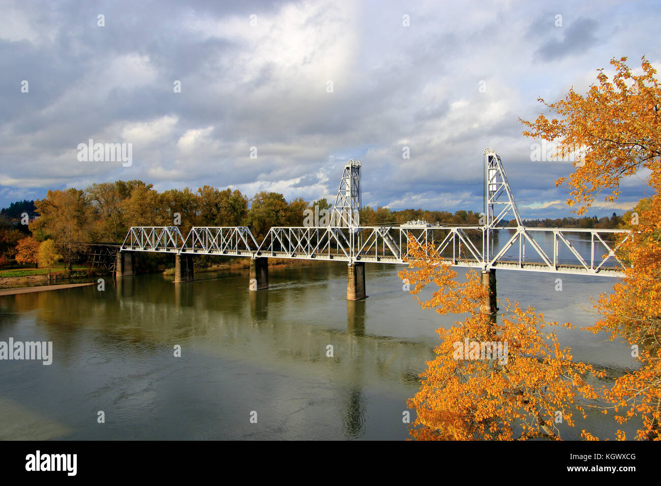 Union Street Railroad Bridge Stock Photo Alamy