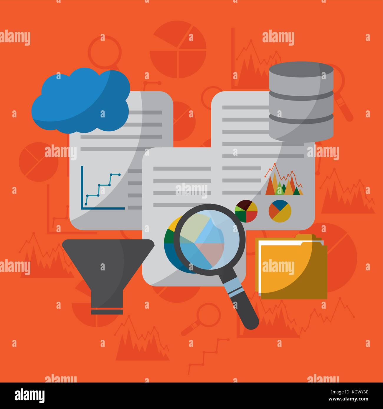 data technology analysis search filter process document center cloud ...