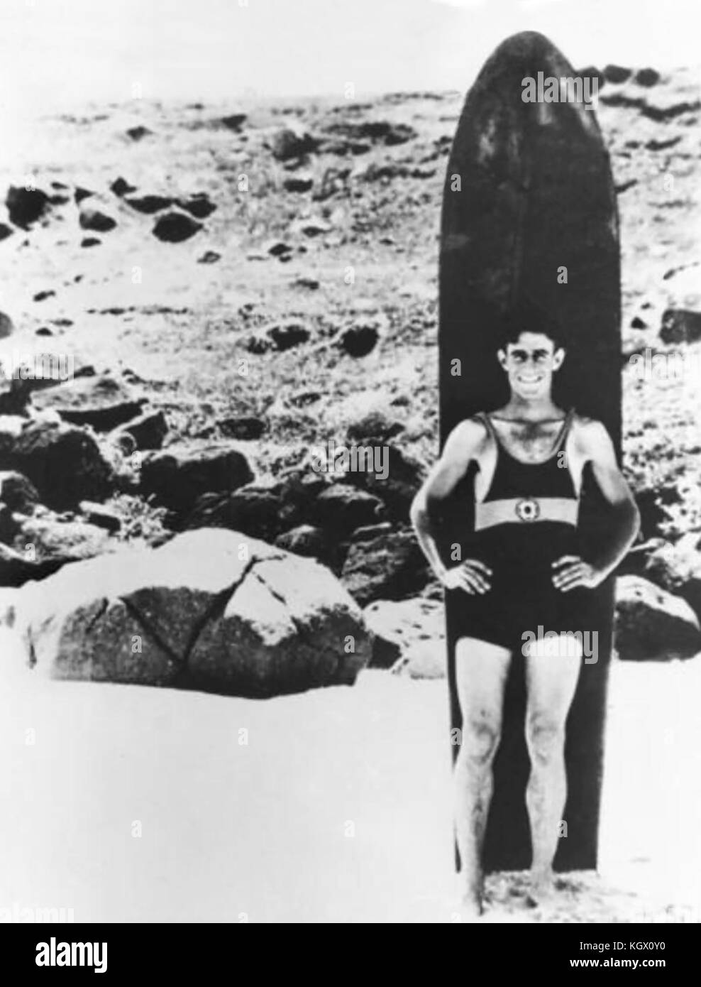 Queensland, Austrailia surfer, c1935. Stock Photo