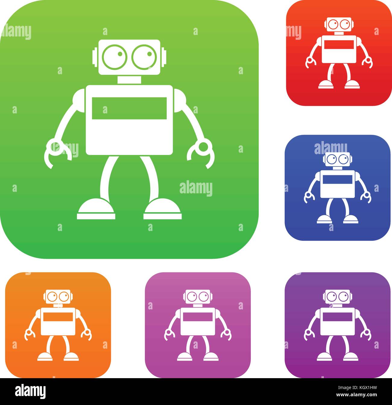 Red color android Stock Vector Images - Alamy