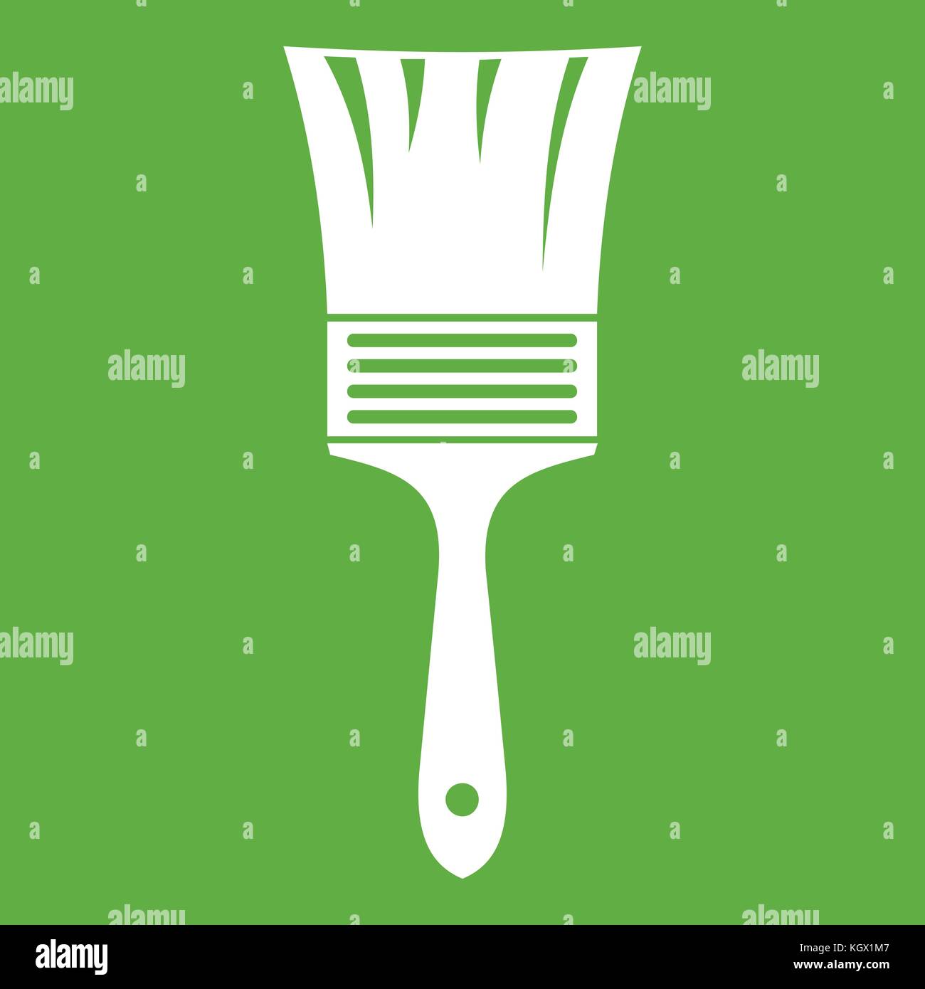 Paint brush icon green Stock Vector Image & Art - Alamy