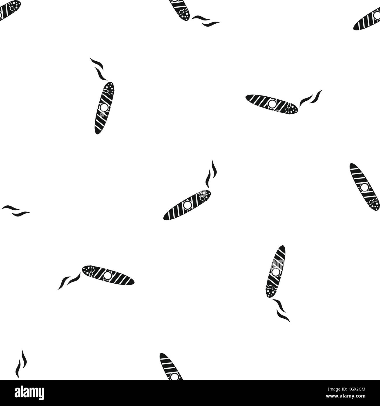 Cigar pattern seamless black Stock Vector Image & Art - Alamy
