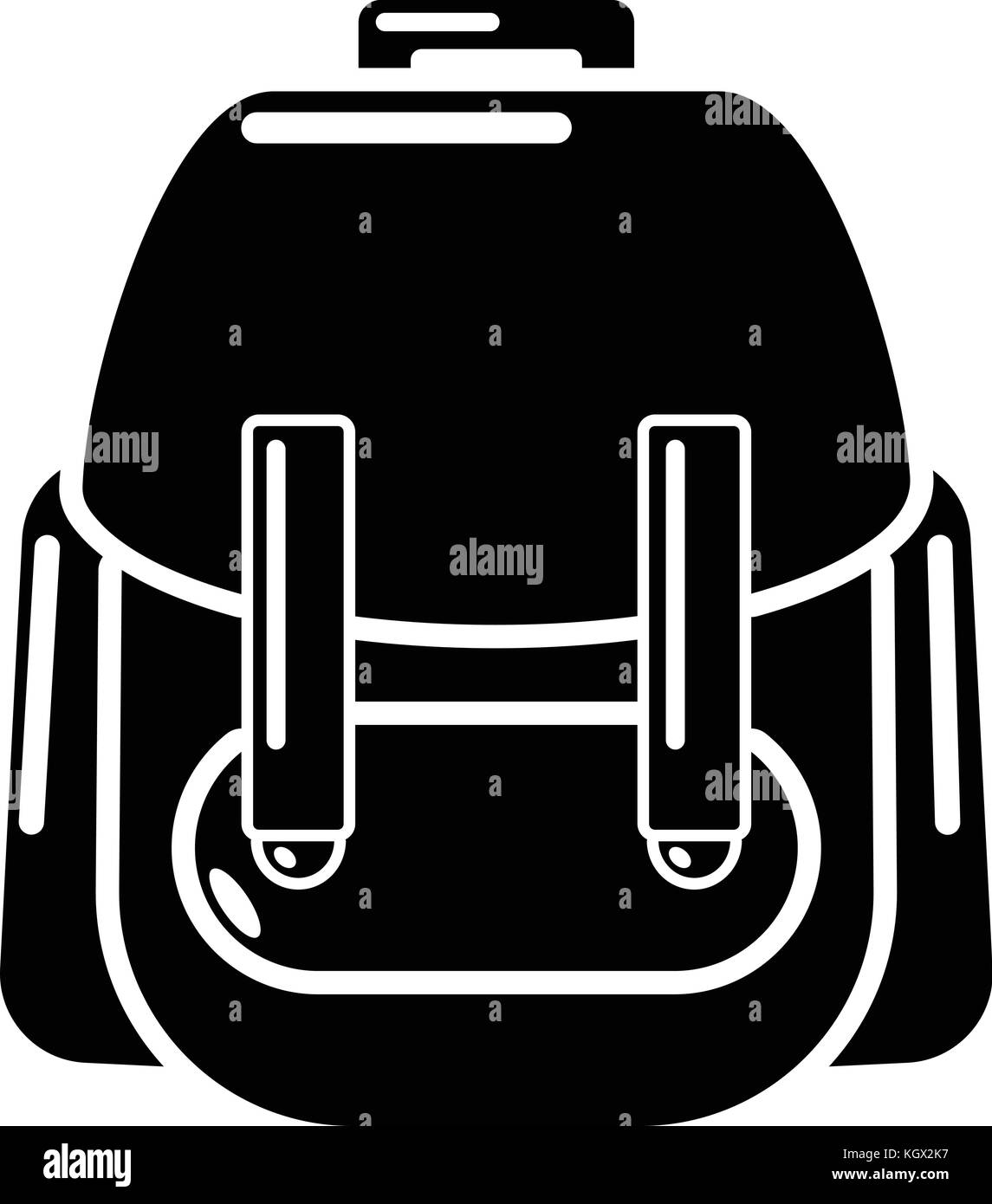 Rucksack icon, simple black style Stock Vector Image & Art - Alamy