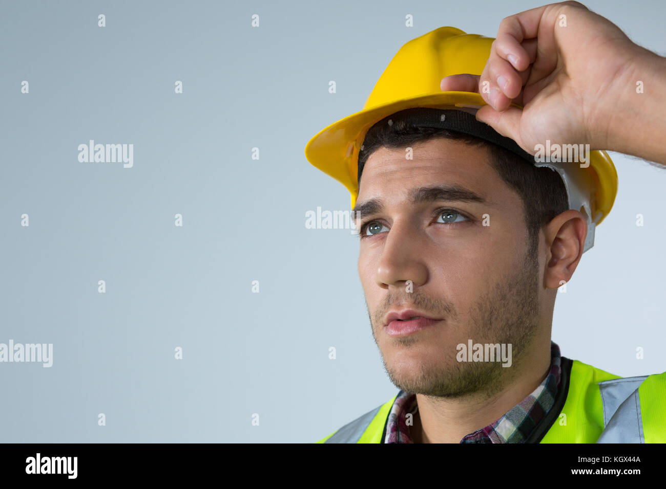 Hard hat white background hi-res stock photography and images - Alamy