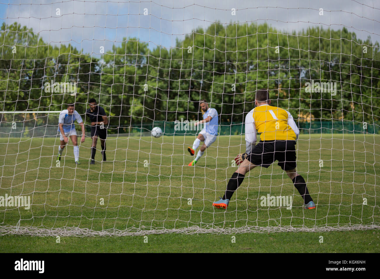 Soccer Goal Celebration Stock Photos & Soccer Goal Celebration Stock