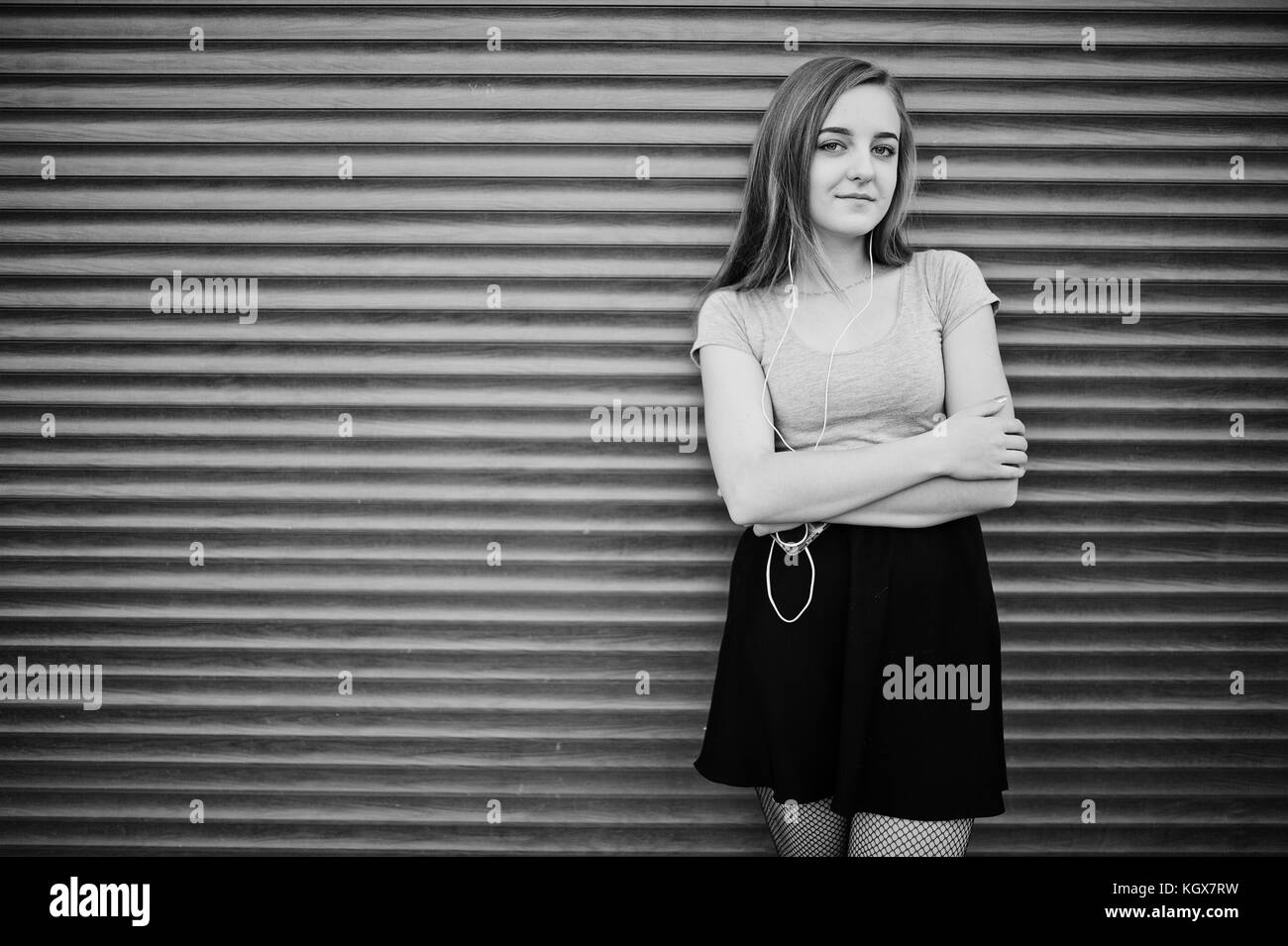 Stop Listening Mini Skirt