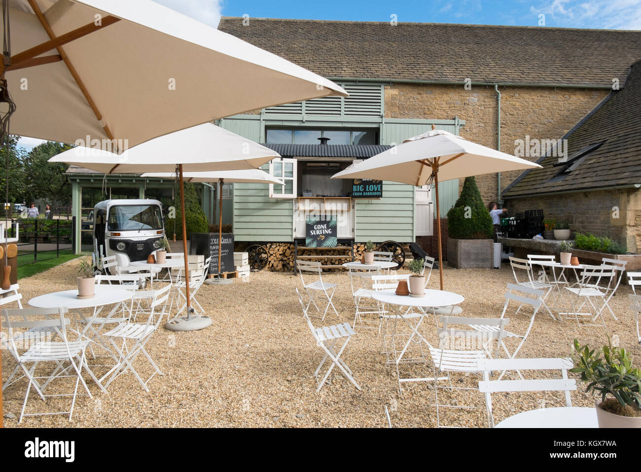 Daylesford Organic near Kingham, Gloucestershire, UK Stock