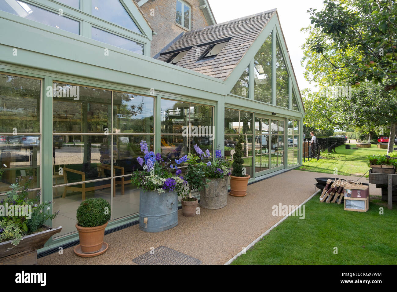 Daylesford Organic near Kingham, Gloucestershire, UK Stock