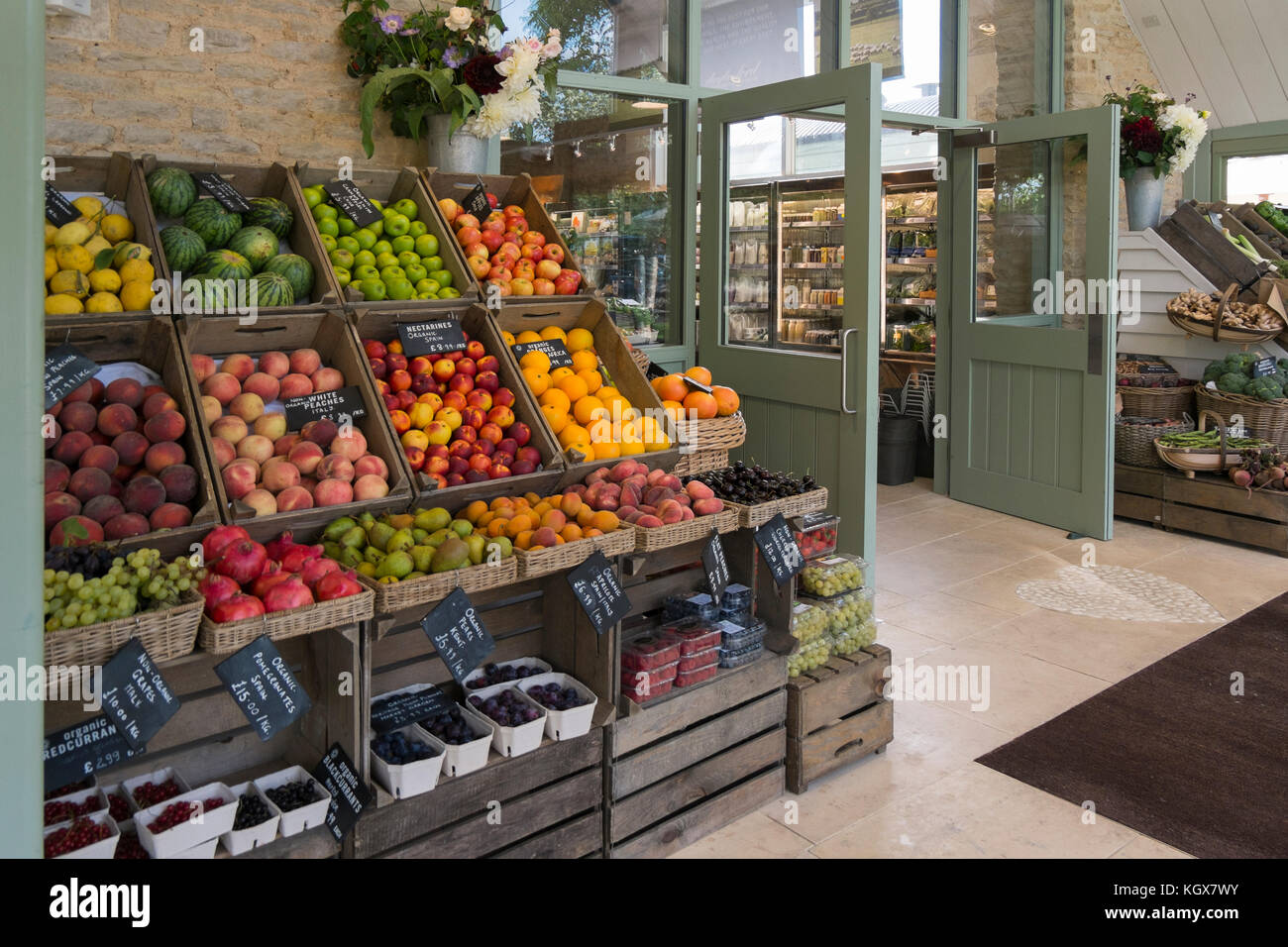 Daylesford Organic near Kingham, Gloucestershire, UK Stock