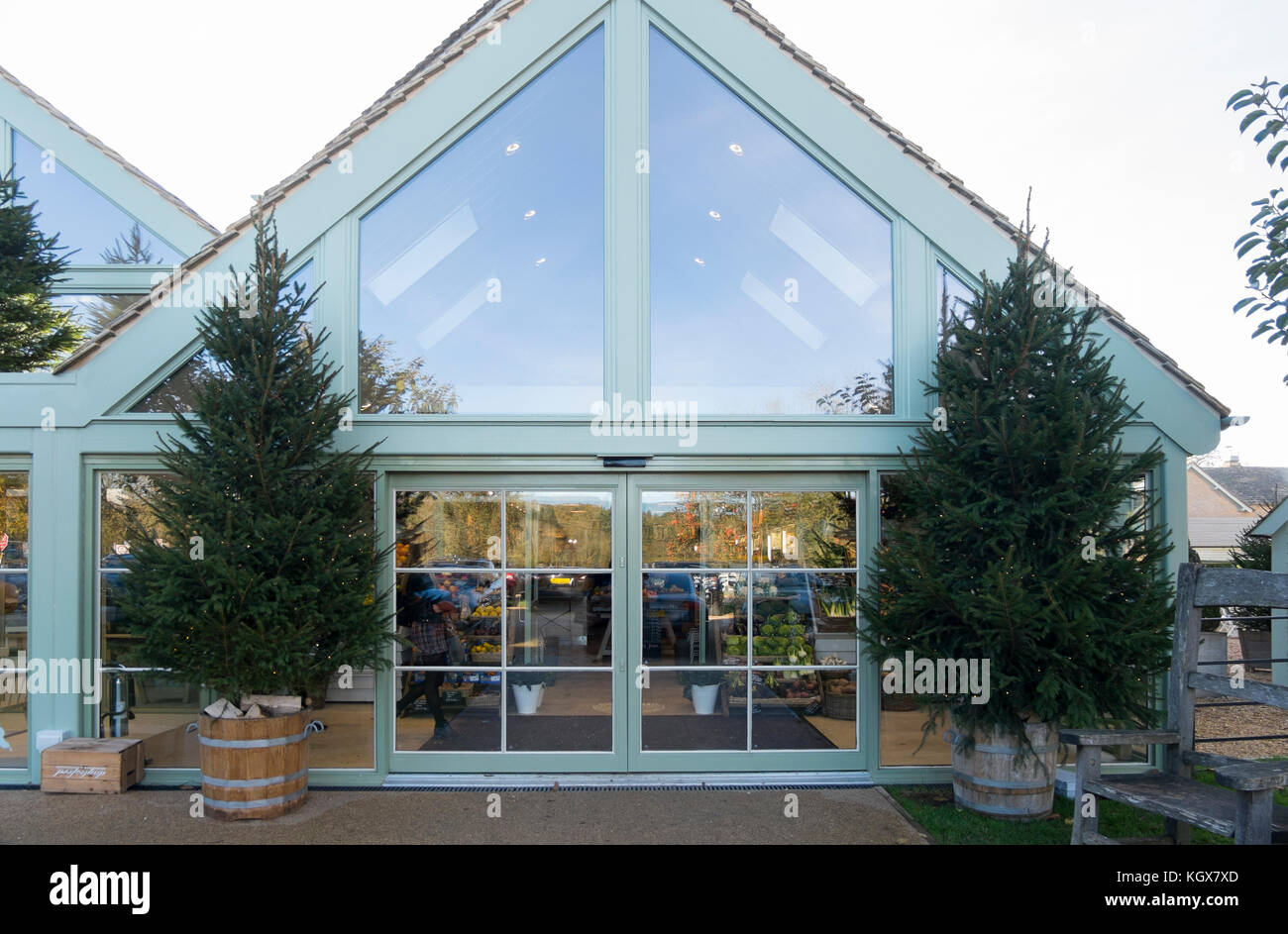 Daylesford Organic near Kingham, Gloucestershire, UK Stock