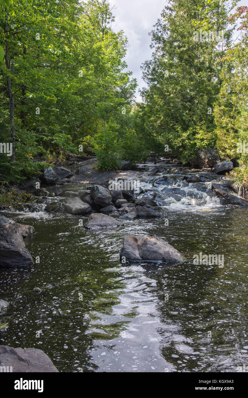 Lake of the Falls, Mercer, Wisconsin Stock Photo Alamy