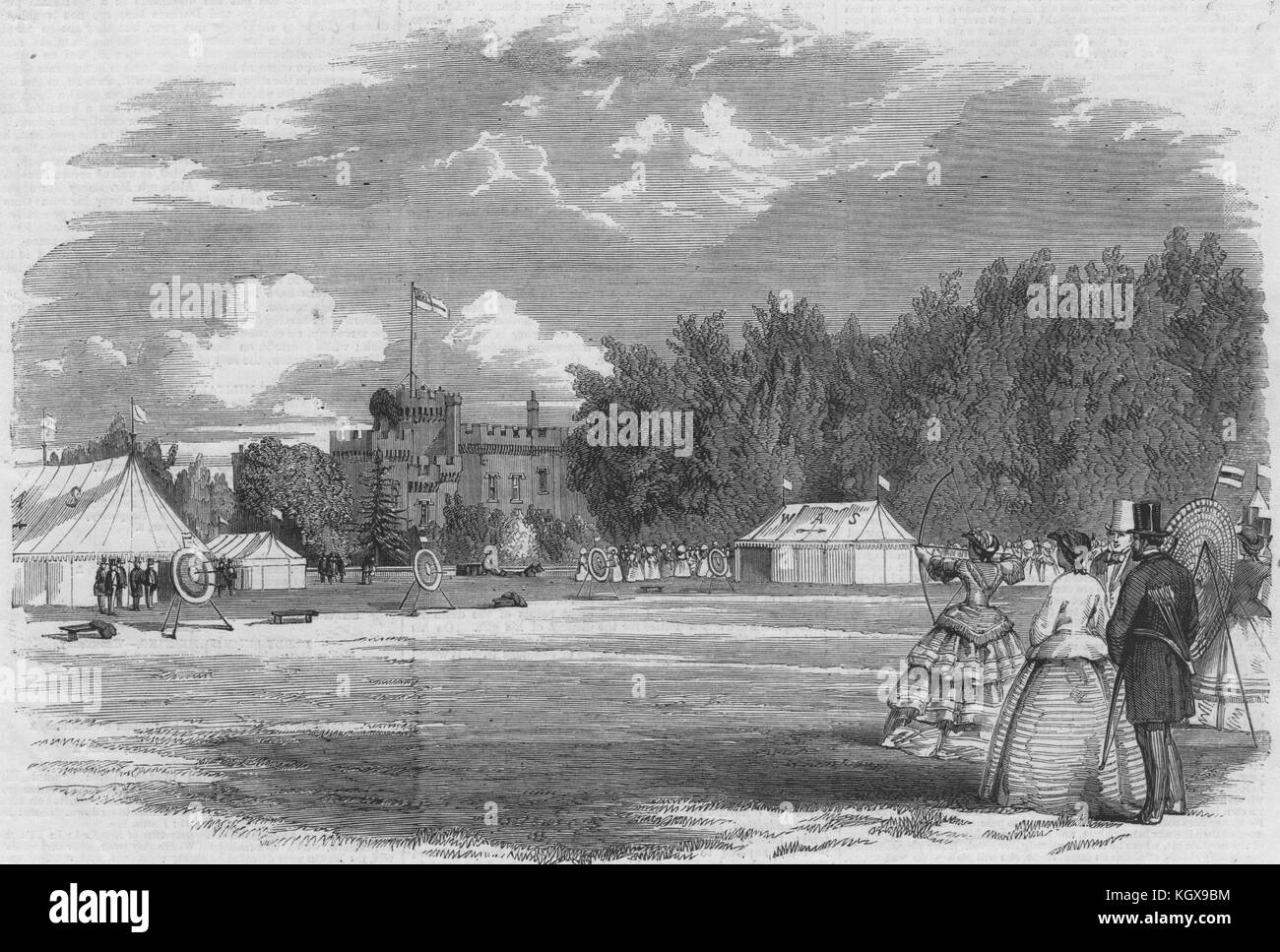 Worcestershire Archery Society mtg, Lea Castle, Wolverley