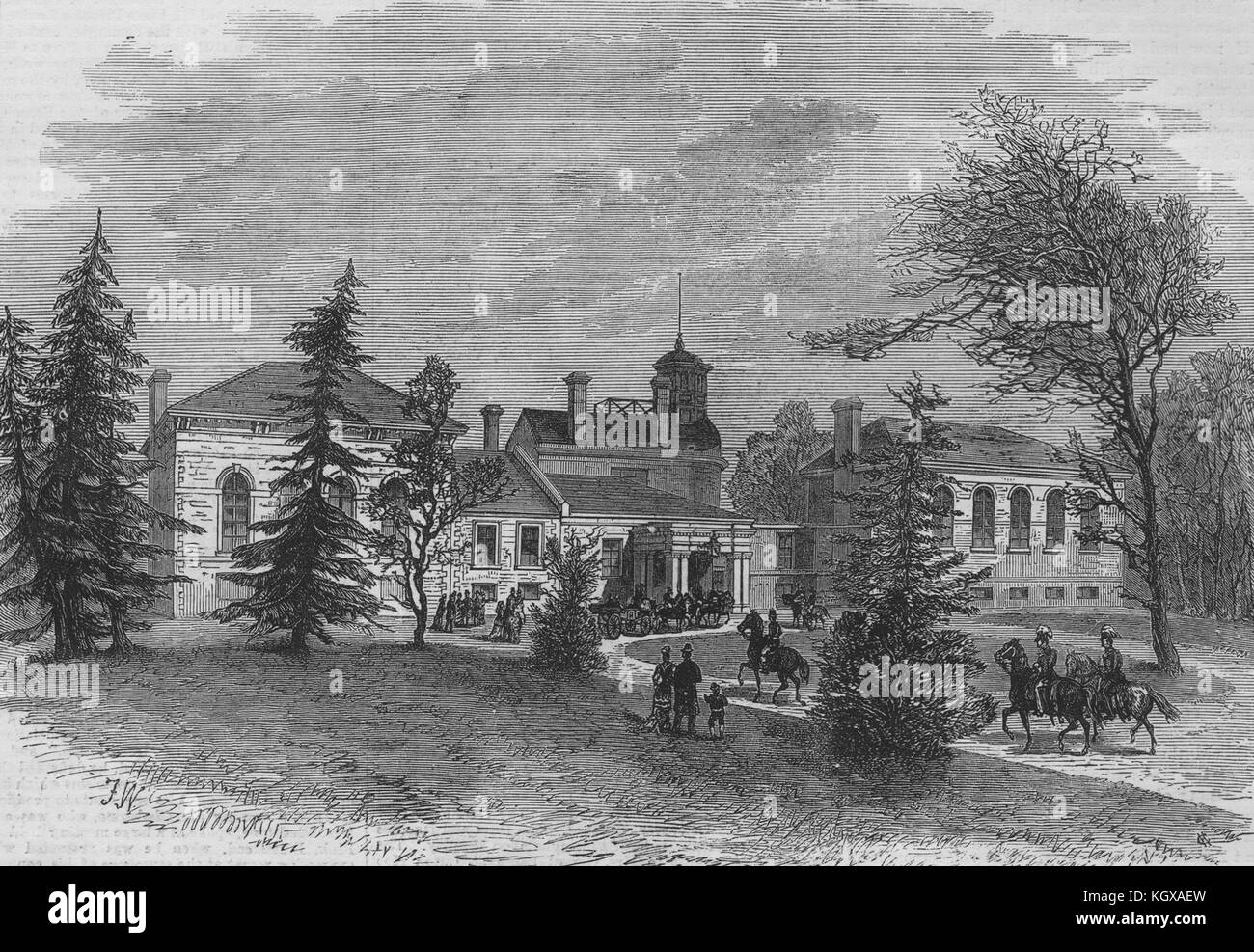 Government House, Ottawa, Canada 1878. The Illustrated London News ...