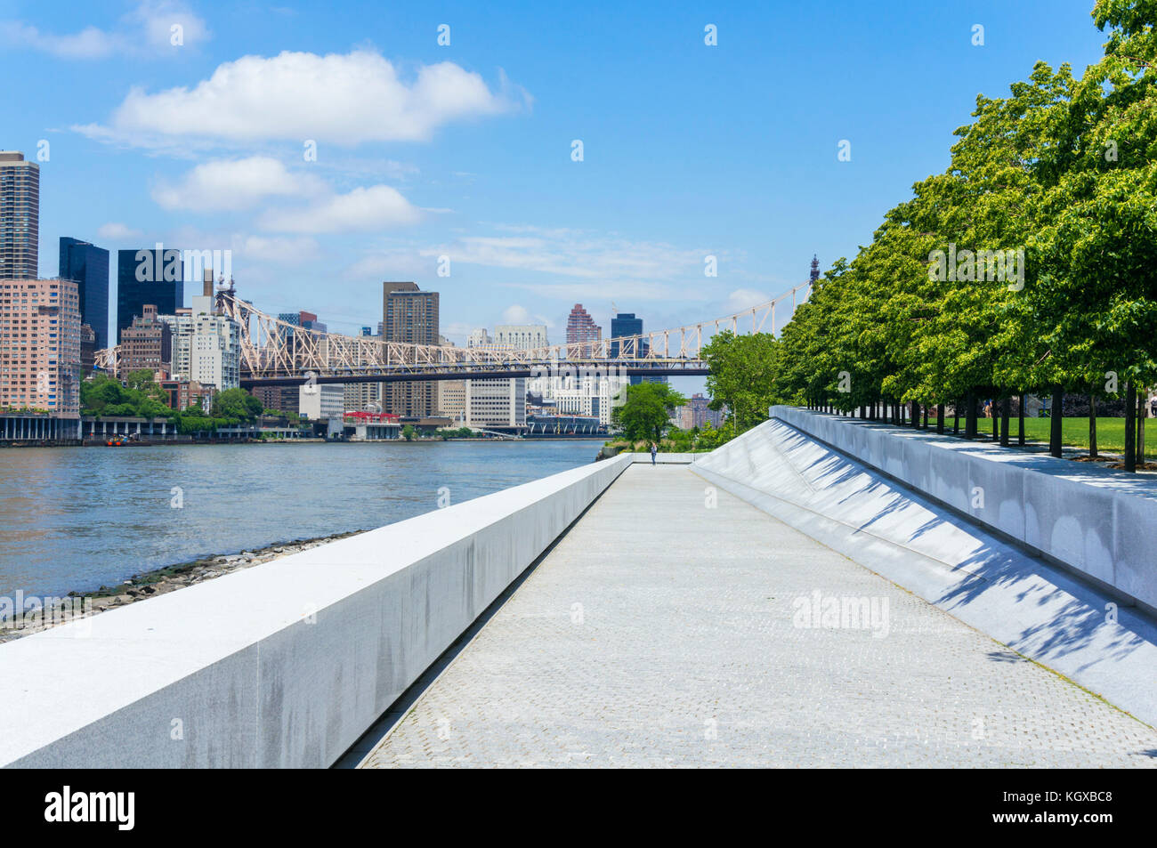New york usa new york ed koch Queensborough Bridge over Roosevelt