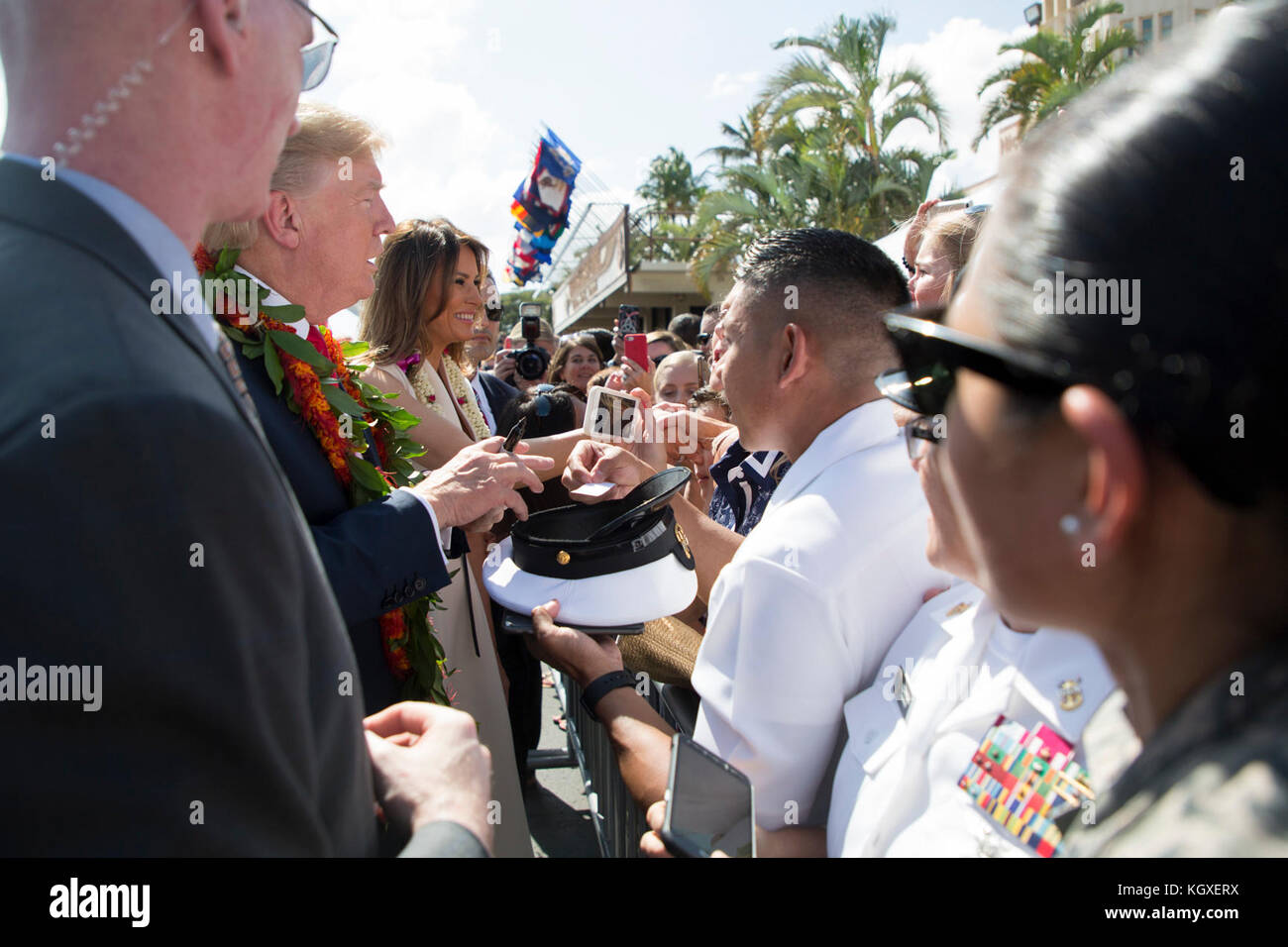 President Donald J. Trump and First Lady Melania Trump visit Hawaii