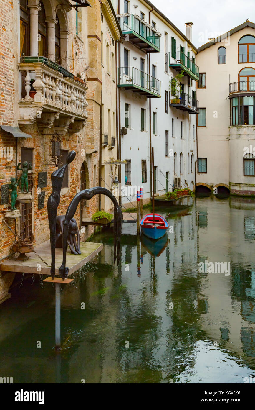 Northern Italian town of Treviso Stock Photo