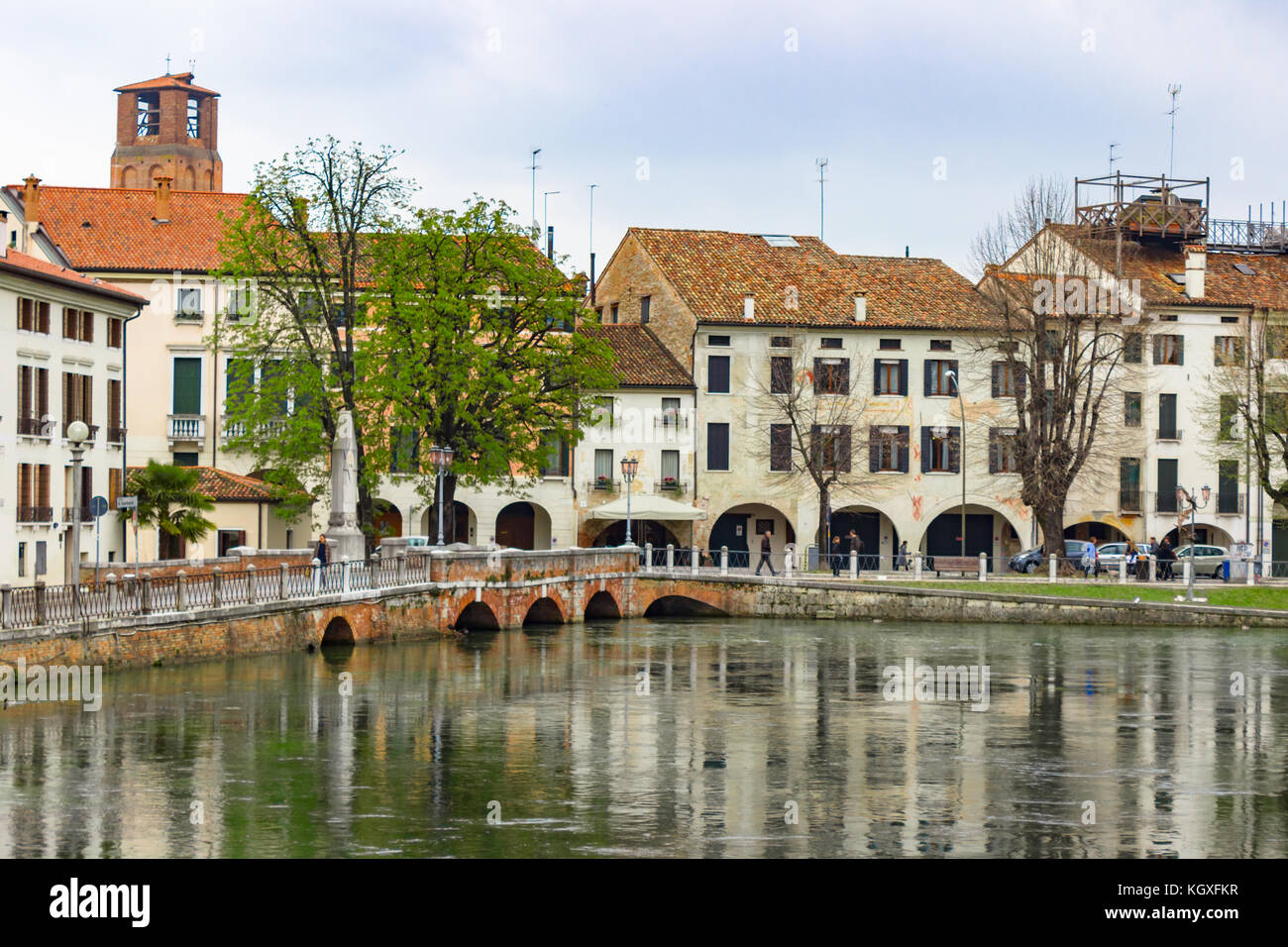 Northern Italian town of Treviso Stock Photo