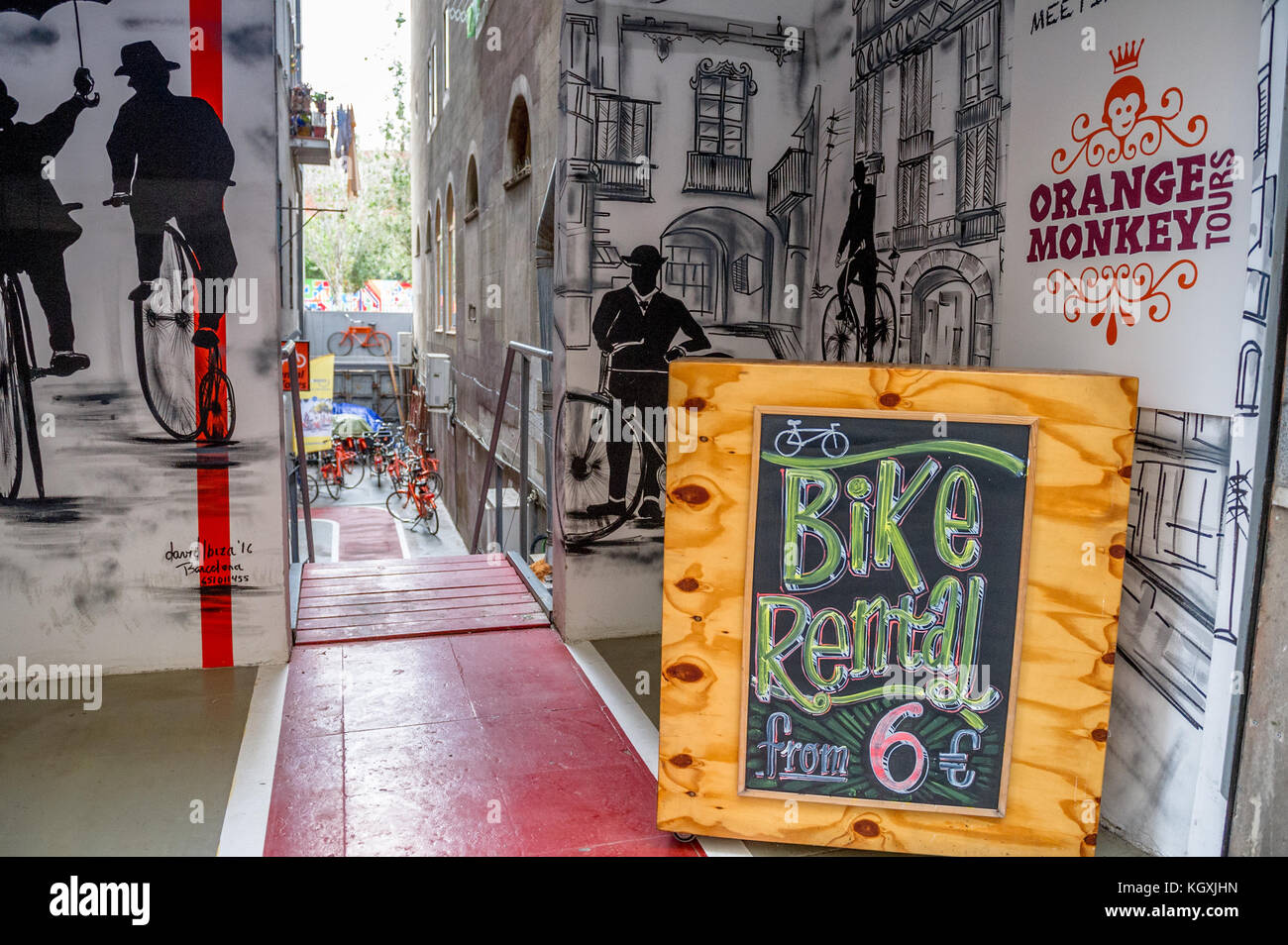 Bike rental shop hires stock photography and images Alamy