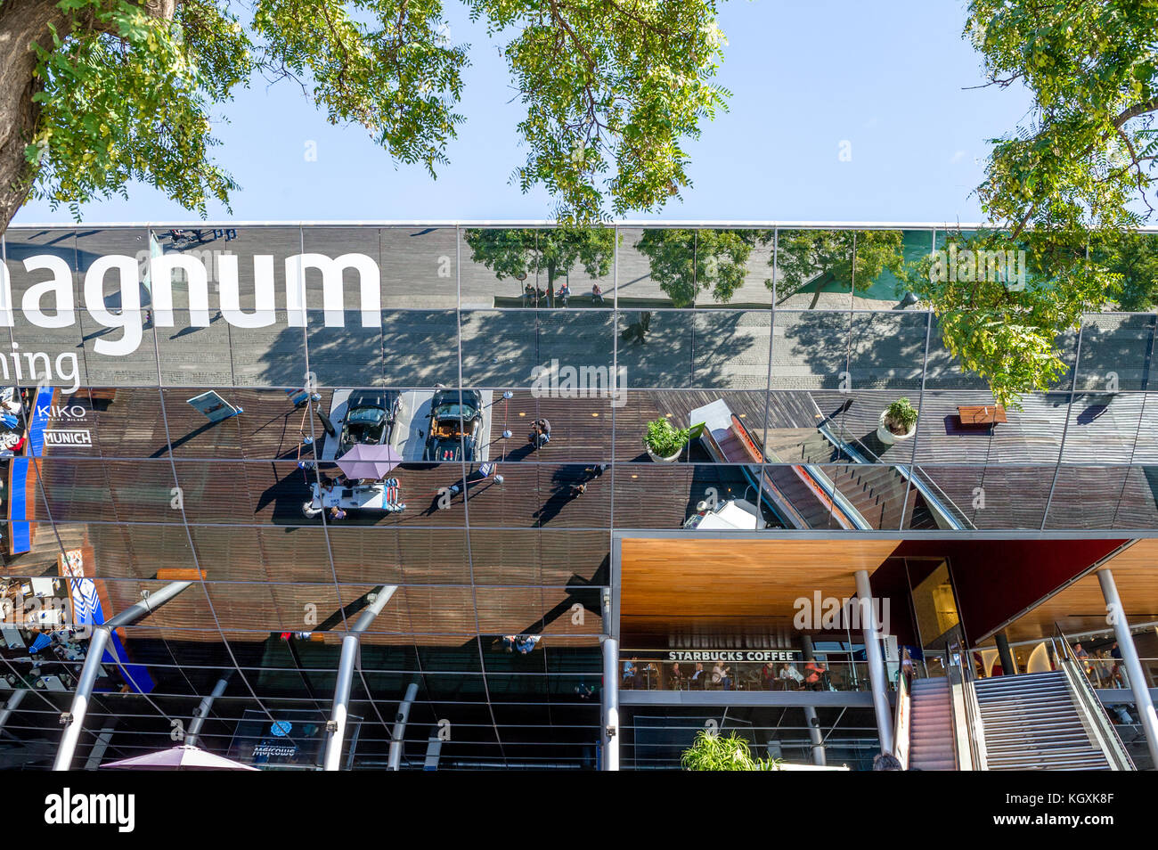 The Maremagnum, a large shopping mall on the waterfront near Port Vell, Barcelona, Spain Stock Photo