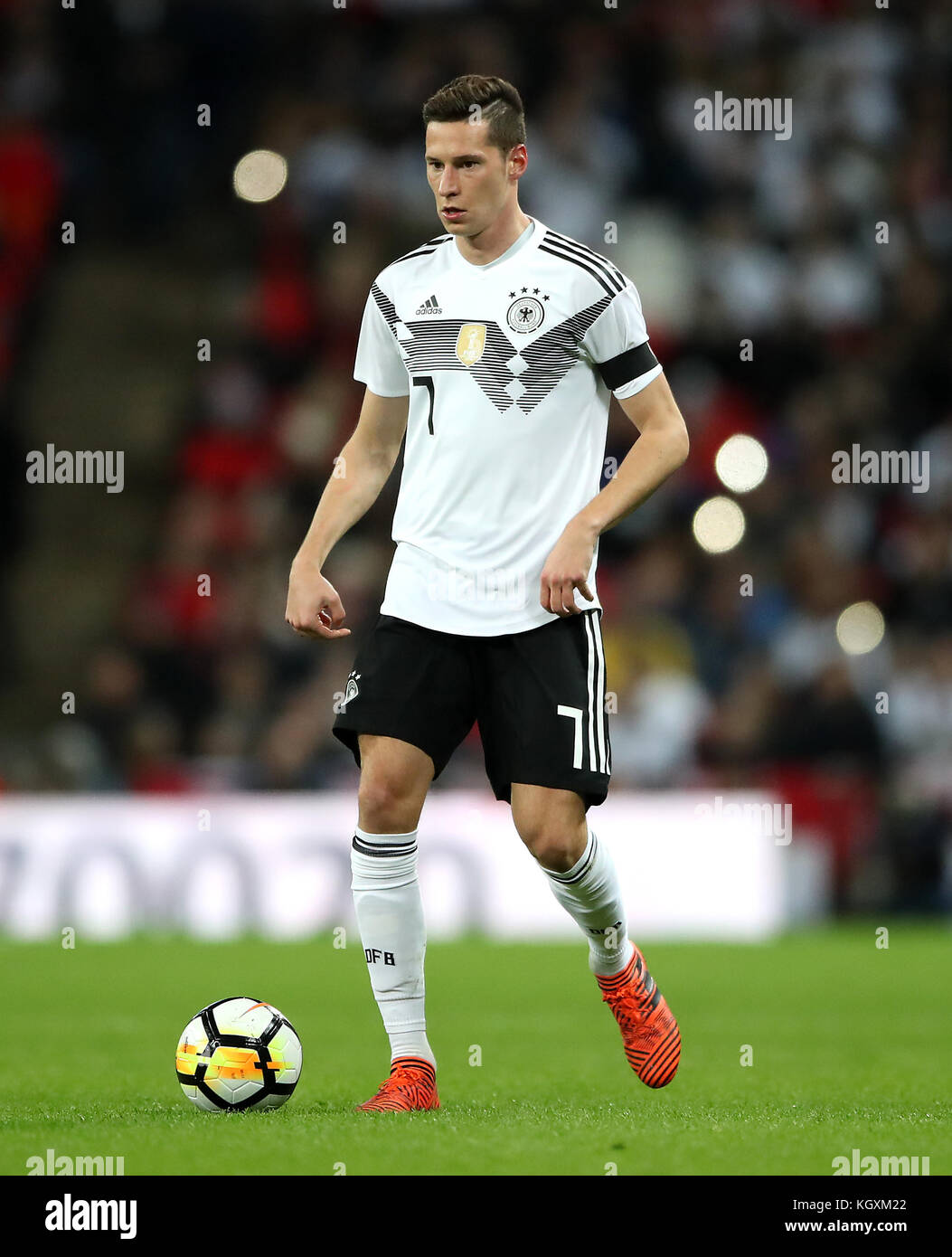 Germany's Julian Draxler during the International Friendly match at Wembley Stadium, London. PRESS ASSOCIATION Photo. Picture date: Friday November 10, 2017. See PA story SOCCER England. Photo credit should read: Nick Potts/PA Wire. RESTRICTIONS: Use subject to FA restrictions. Editorial use only. Commercial use only with prior written consent of the FA. No editing except cropping. Stock Photo