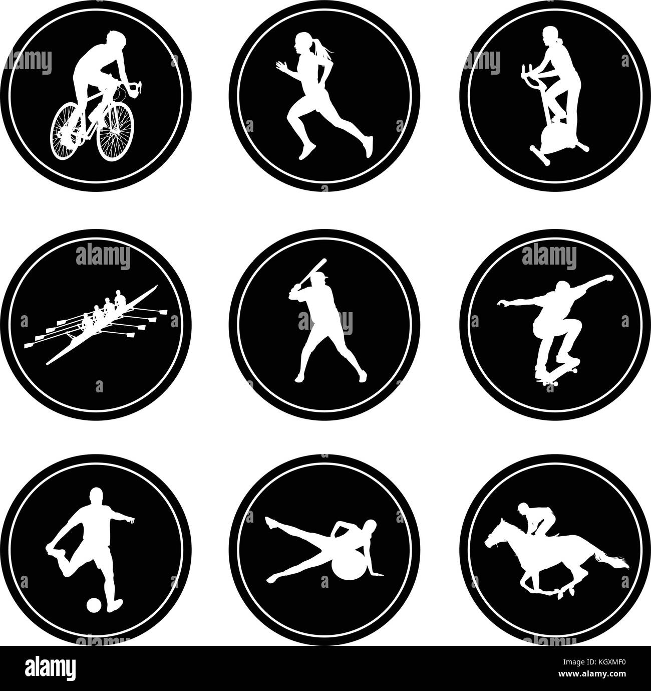 Team icons set simple hi-res stock photography and images - Alamy