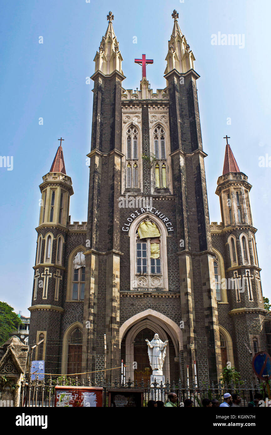 Gloria church, byculla, Mumbai, Maharashtra, India, Asia Stock Photo