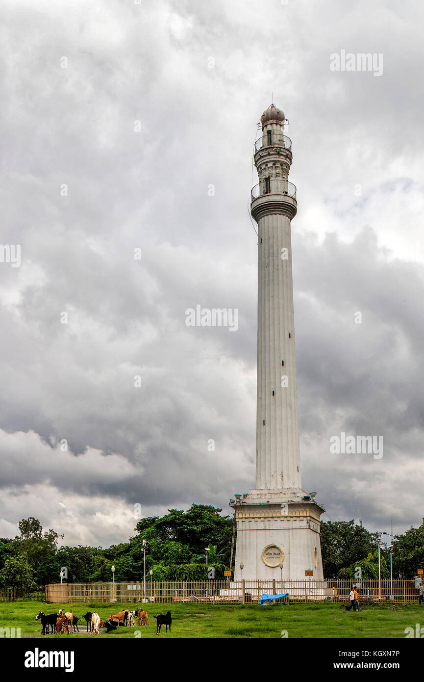 Shaheed Minar, kolkata, west Bengal, India, Asia Stock Photo