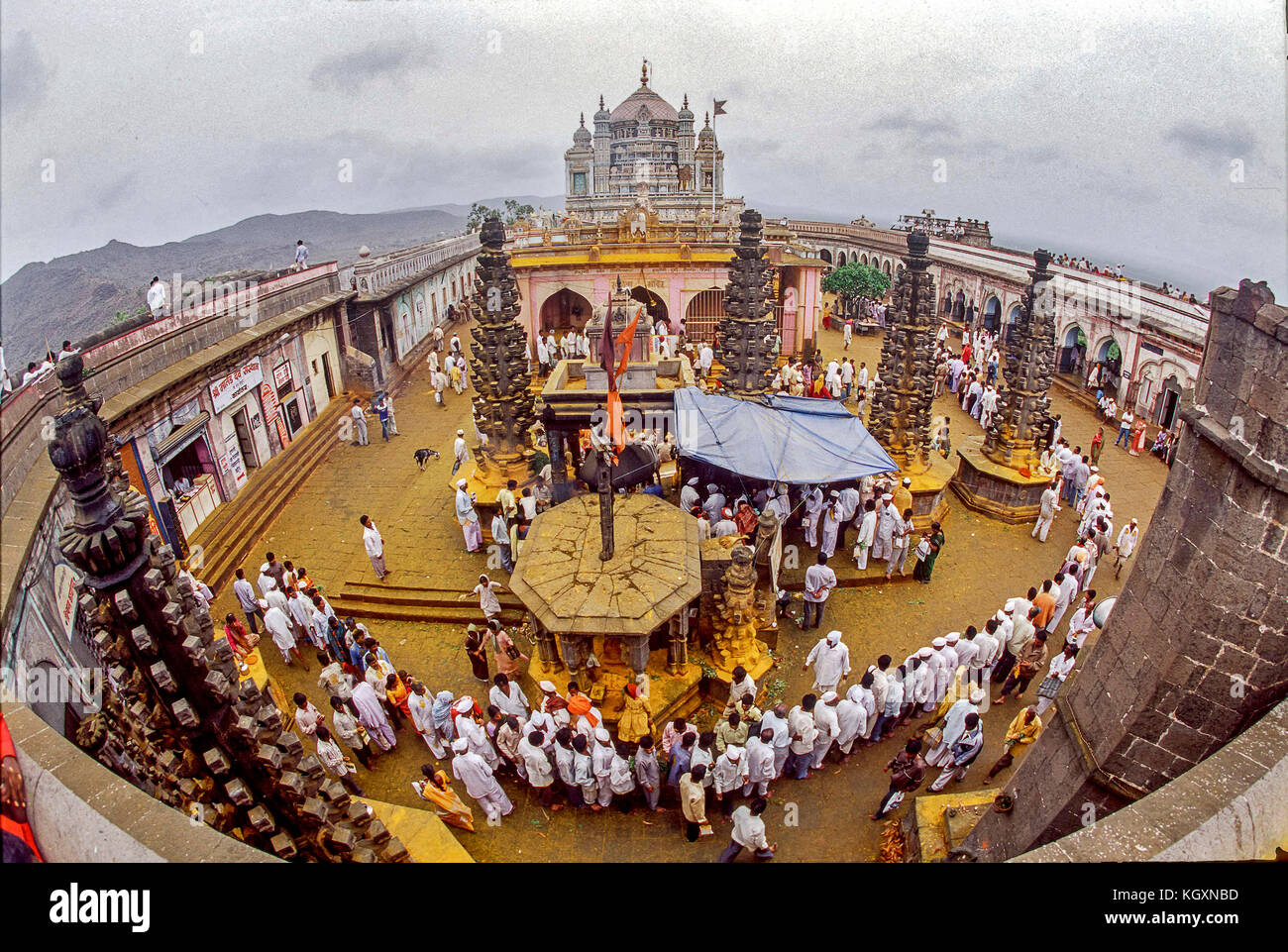 khandoba temple, jejuri, Maharashtra, India, Asia Stock Photo