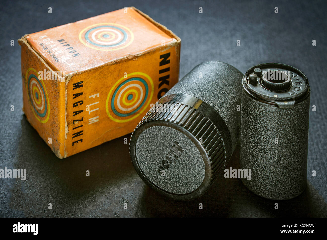 Vintage Nikon Rangefinder Reloadable Film Magazine Stock Photo Alamy