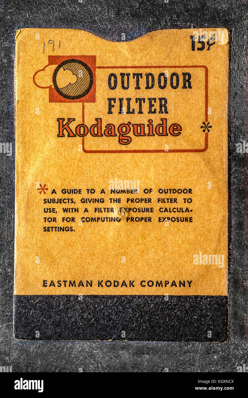 Kodak Outdoor Filter Kodaguide Stock Photo