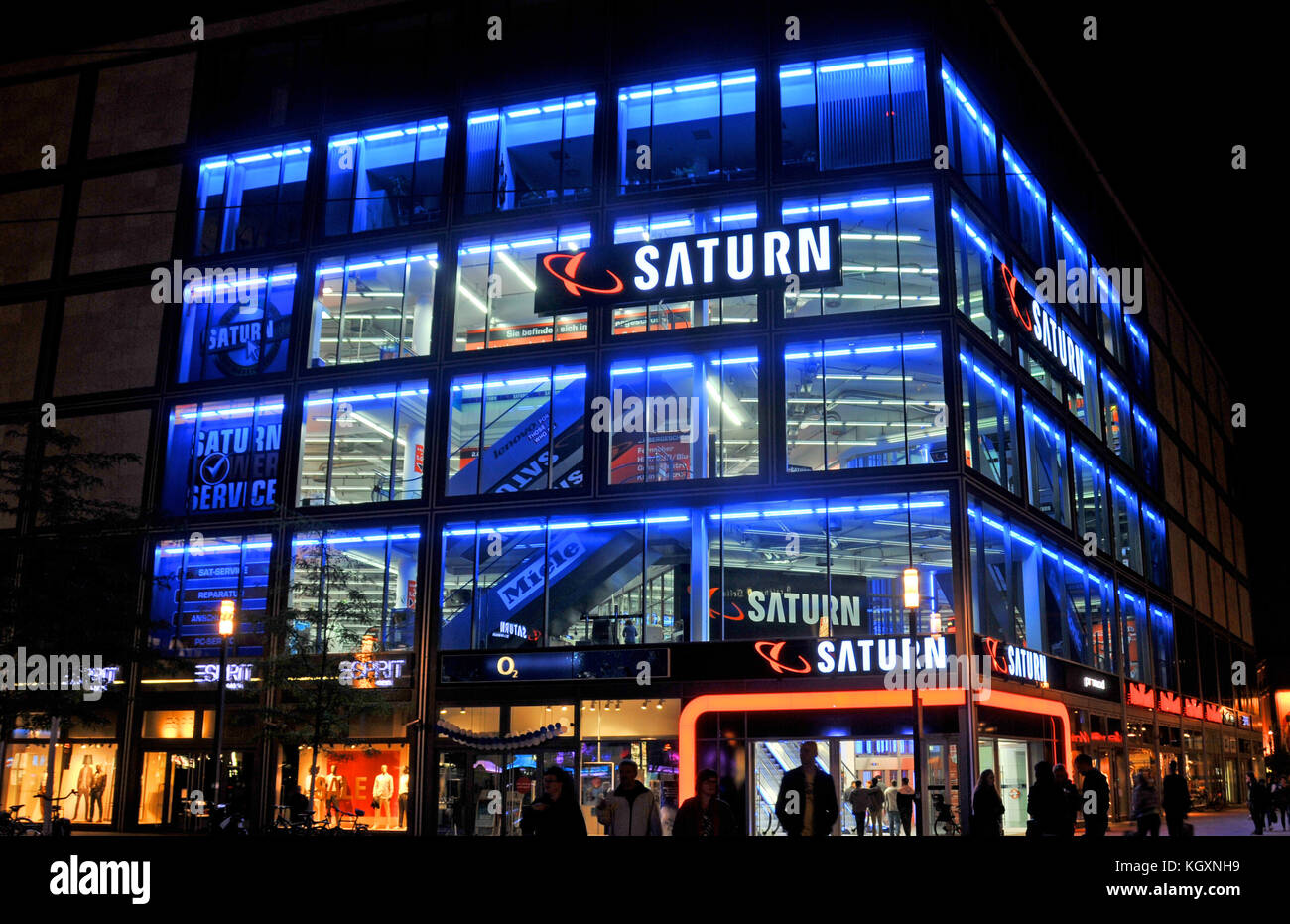 Saturn, electronics store, Berlin, Germany Stock Photo