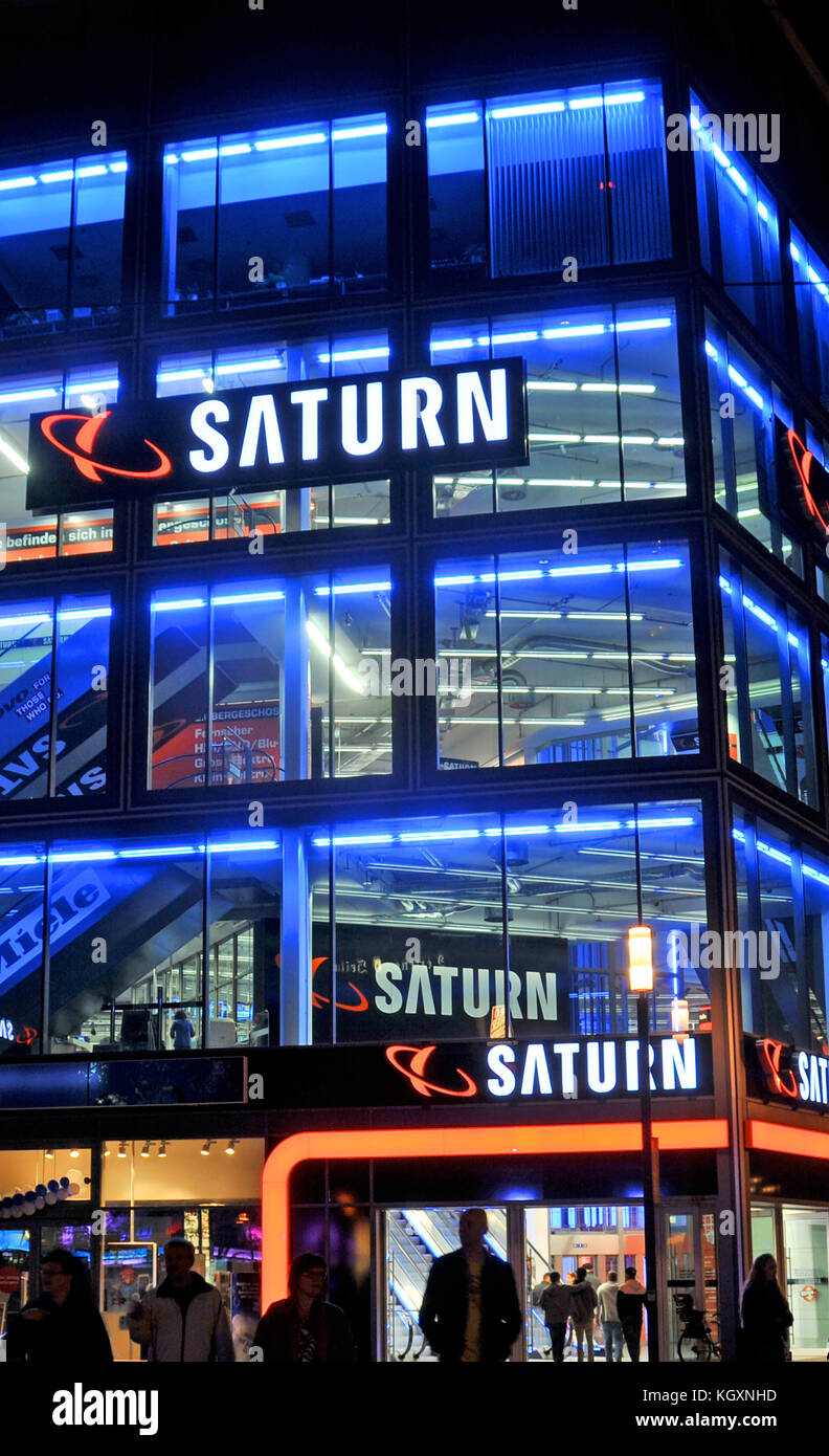 Saturn, electronics store, Berlin, Germany Stock Photo