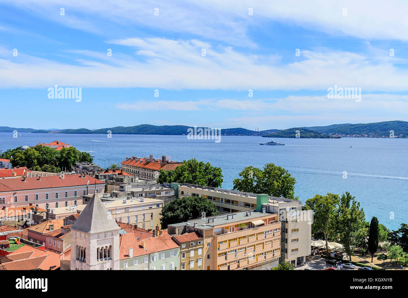 City of Zadar, Croatia. Stock Photo