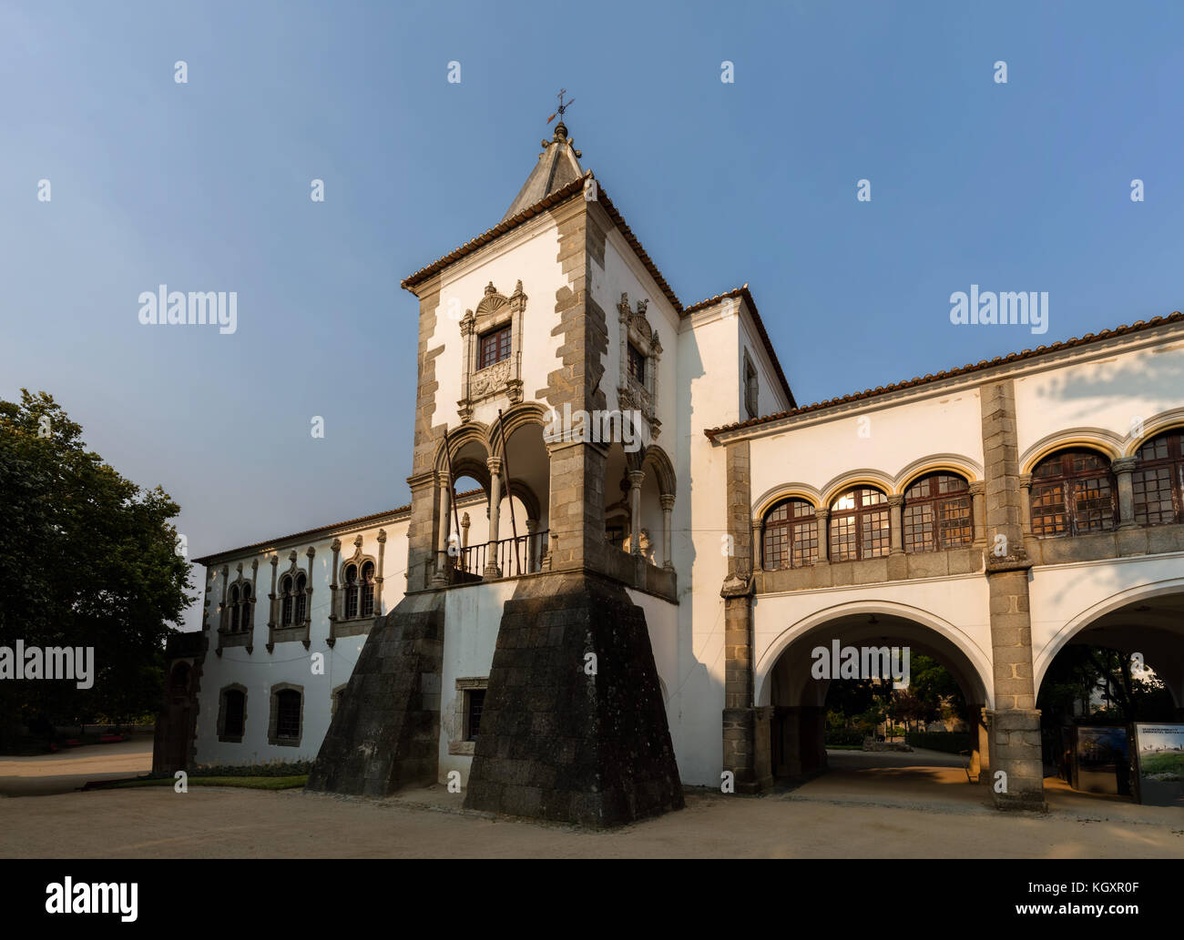 The Royal Palace of Evora, a former royal residence of the Kings of Portugal since the 14th century, one of the centers of the Portuguese Renaissance. Stock Photo