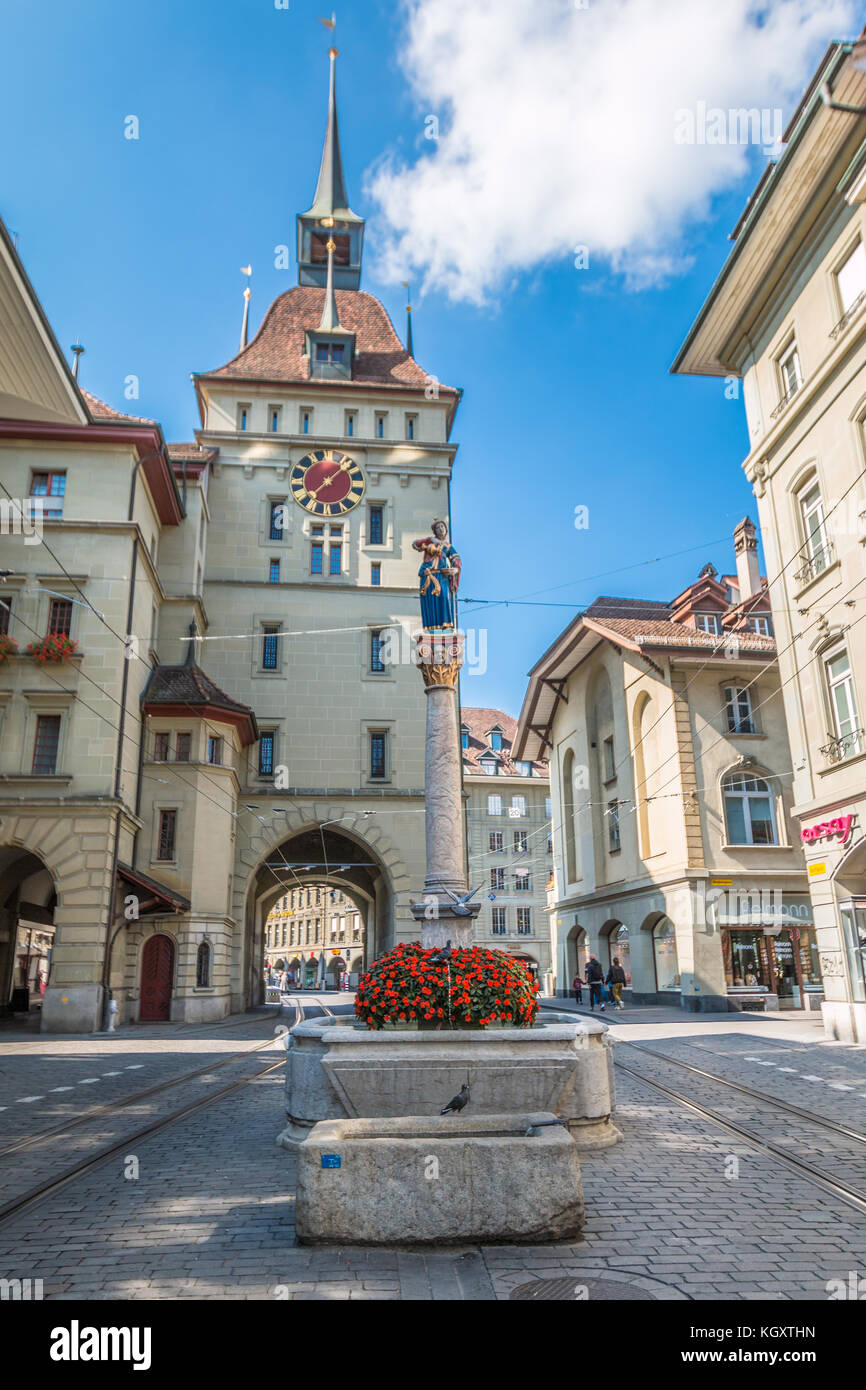 Old town of Bern in Switzerland Stock Photo
