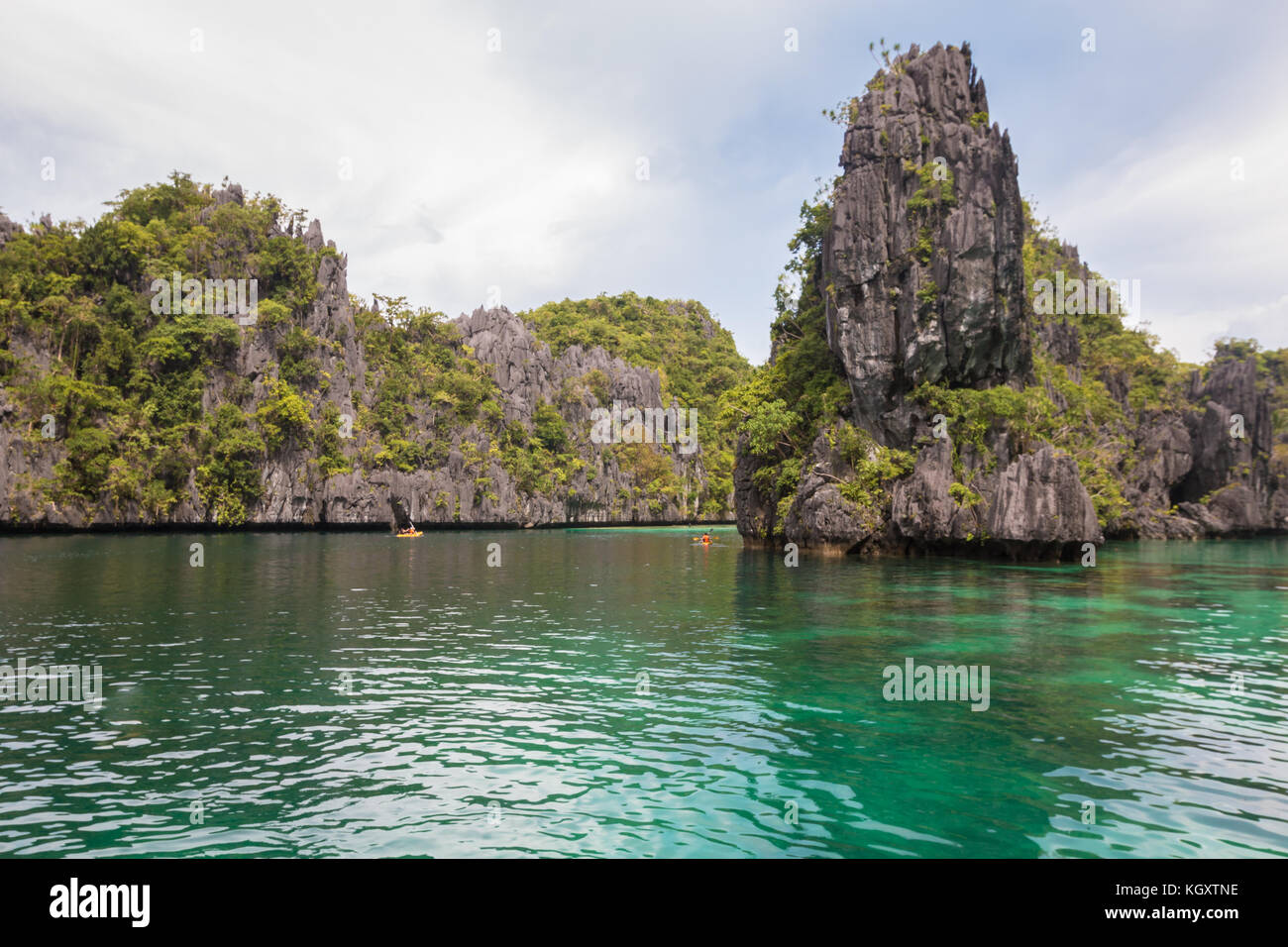 The big Lagoon in El Nido Palawan Philippines Stock Photo - Alamy