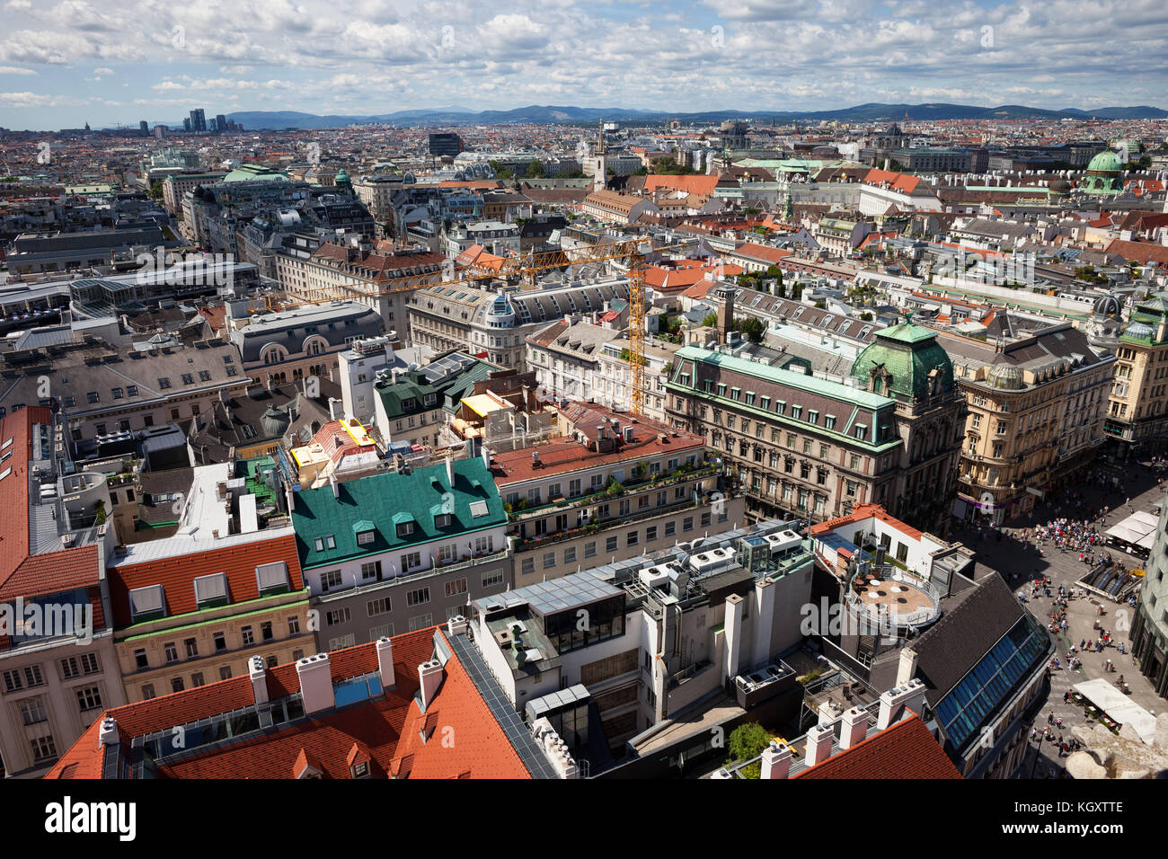 Capital City Of Vienna In Austria Citysccape From The City Centre Stock Photo Alamy
