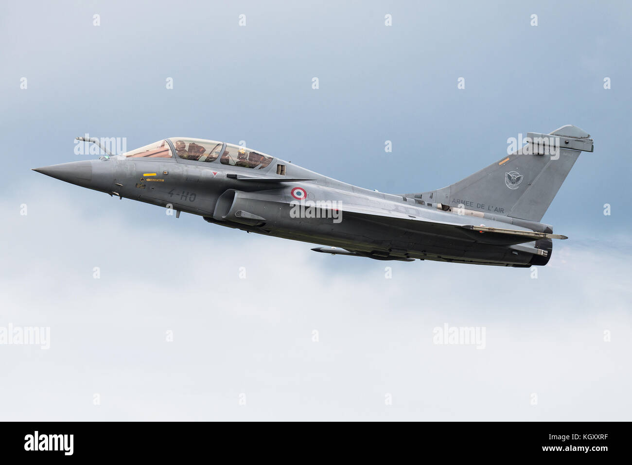 The Dassault Rafale is a twin-engine, multirole fighter aircraft designed and built by the French aircraft manufacturer Dassault Aviation. Stock Photo