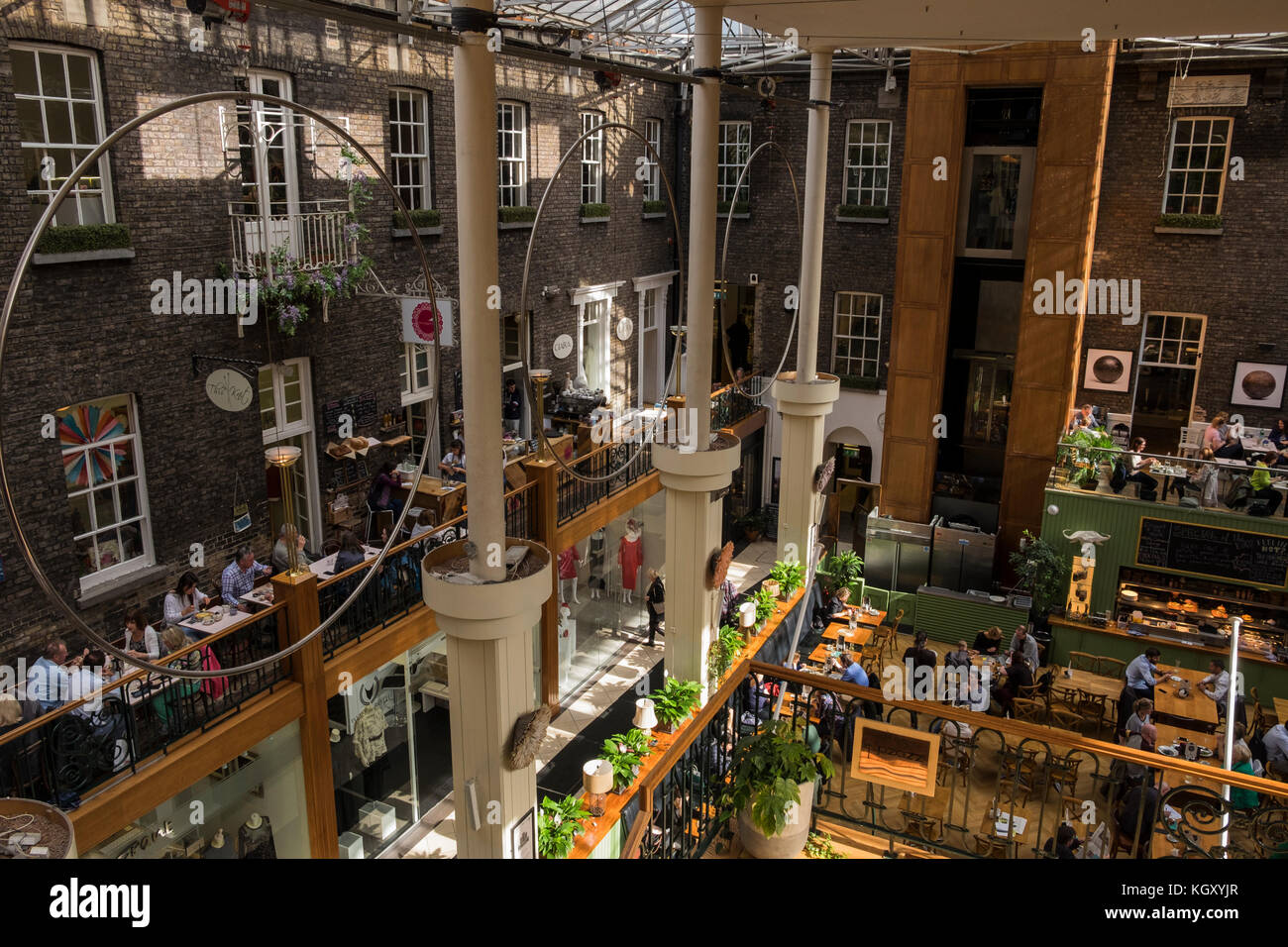 Interior views of the Powerscourt town house shopping arcade in Dublin, Ireland Stock Photo