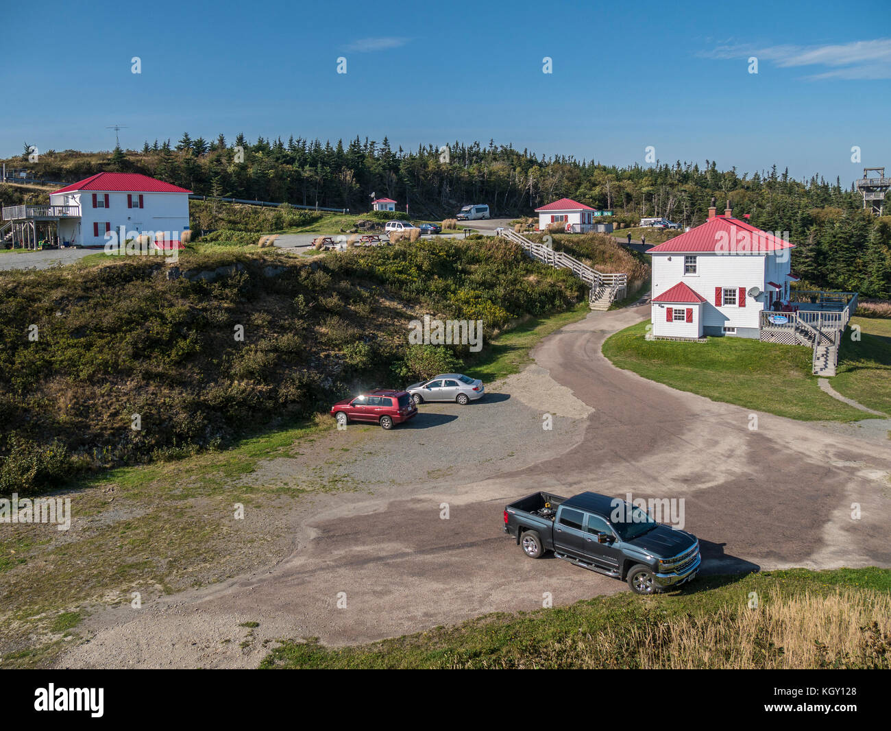 Fundy's Cape Enrage, NB Highway 915, Bay of Fundy, New Brunswick, Canada Stock Photo Alamy