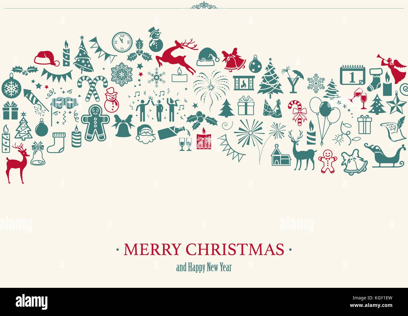Vintage Christmas Background Stock Vector Image & Art - Alamy