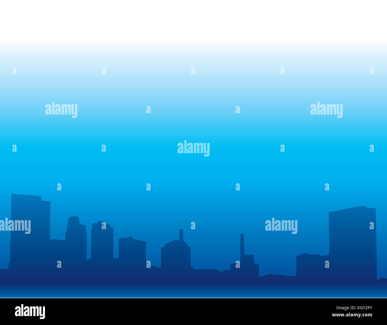Toledo Ohio City Skyline Silhouette Background Stock Photo Alamy