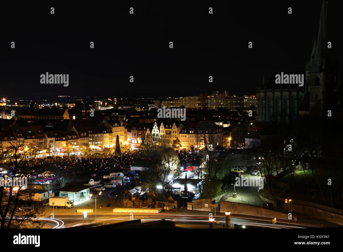 Martini Celebration in Erfurt Stock Photo Alamy