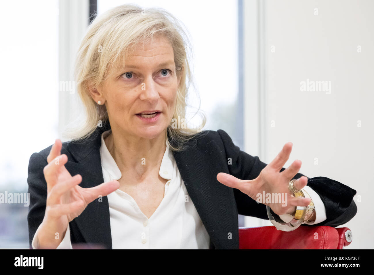 Zanny Minton Beddoes Editor-in-Chief of The Economist. Stock Photo