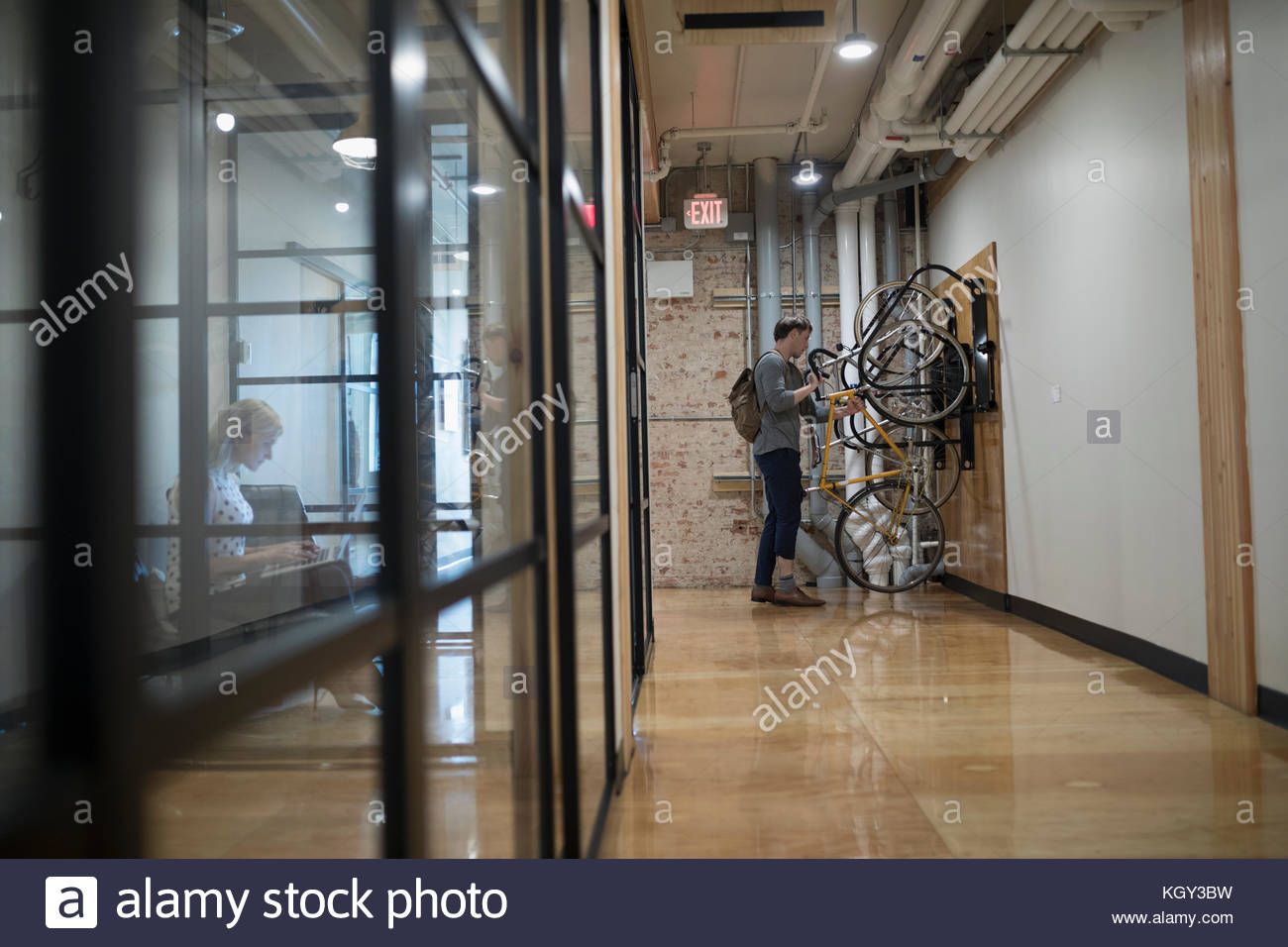 Retrieving Corridor Hanging from rack hi-res stock photography and images - Alamy