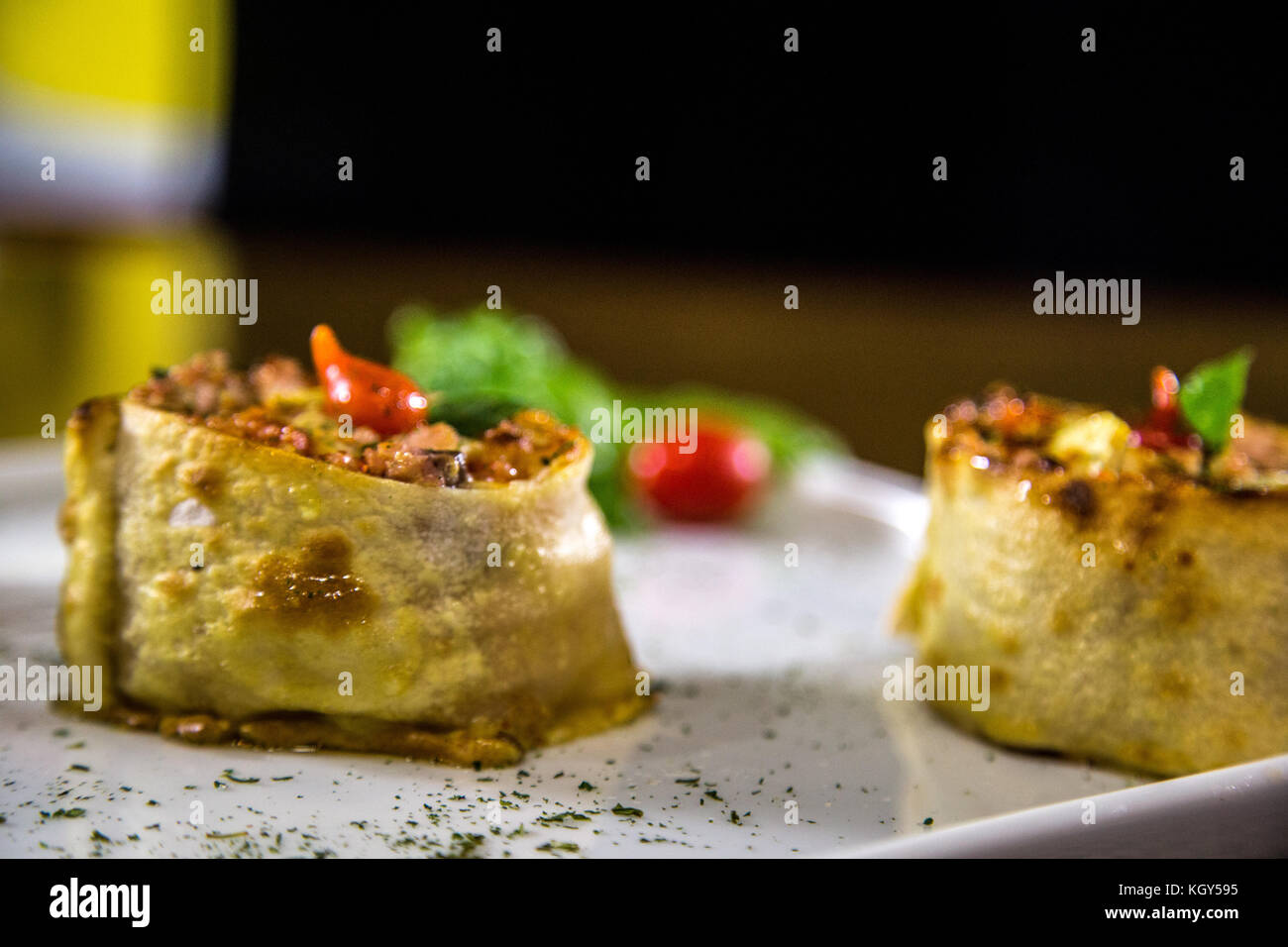 Rondelli pasta brazilian food Stock Photo - Alamy