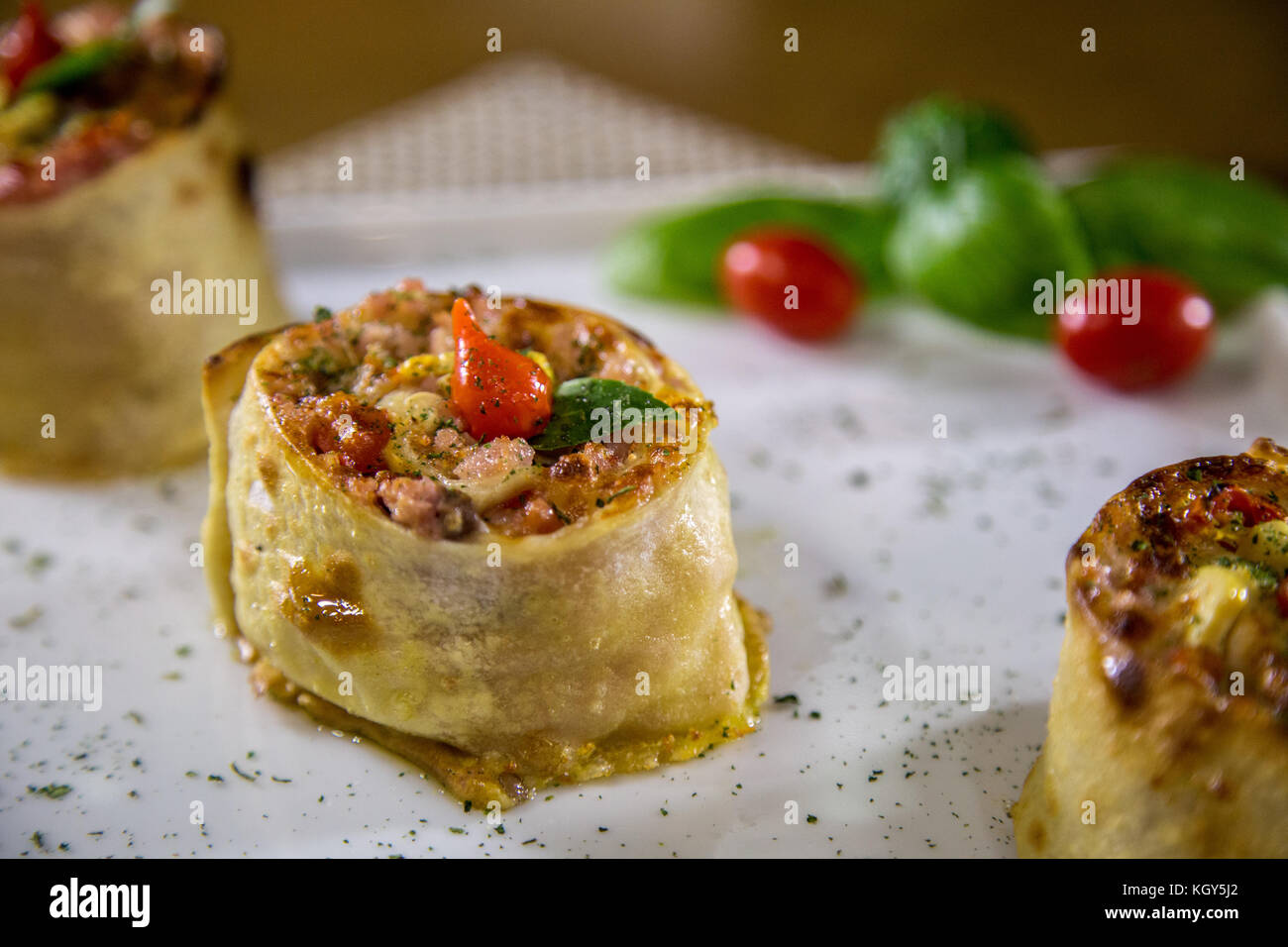 Rondelli pasta brazilian food Stock Photo - Alamy